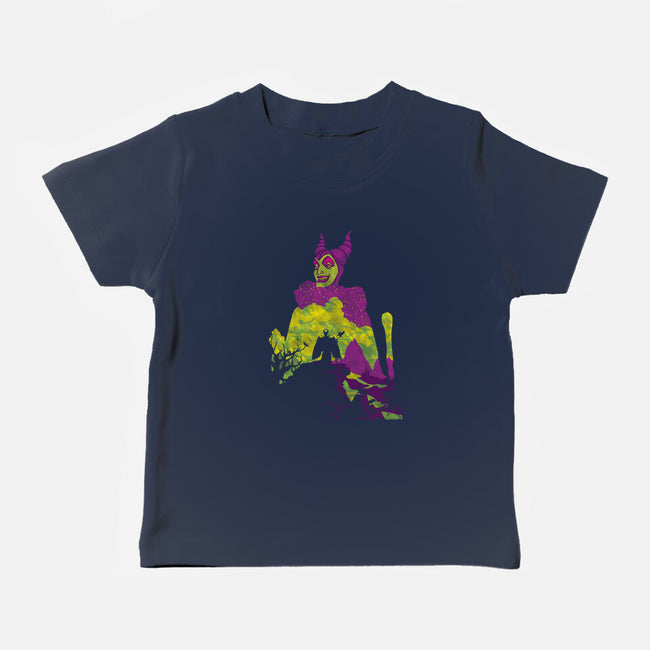 Mistress Of Evil-Baby-Basic-Tee-dalethesk8er