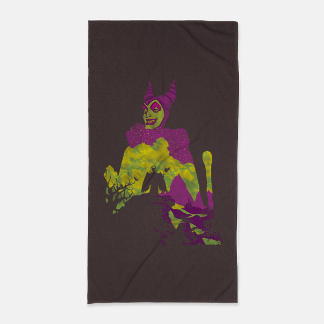 Mistress Of Evil-None-Beach-Towel-dalethesk8er