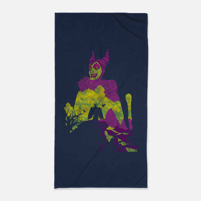 Mistress Of Evil-None-Beach-Towel-dalethesk8er