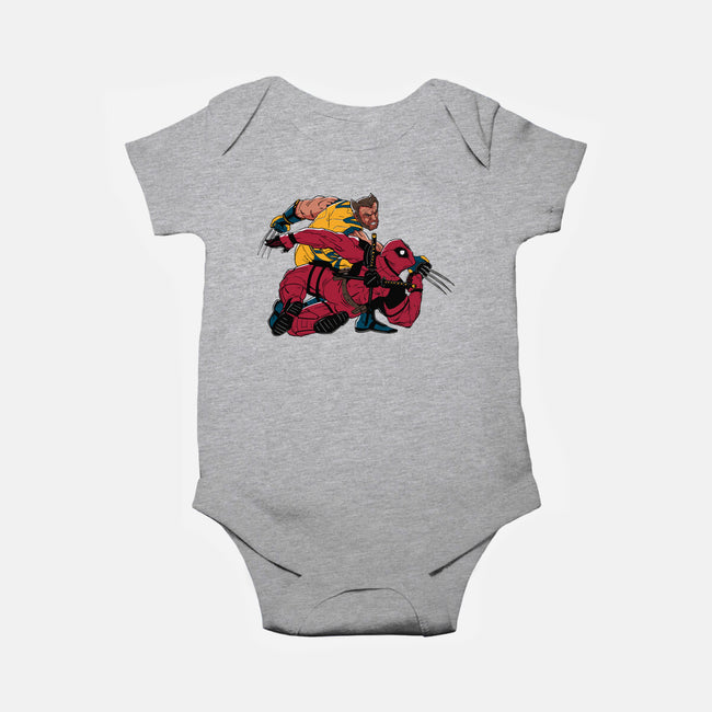 Best Friends Fight-Baby-Basic-Onesie-Getsousa!