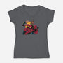 Best Friends Fight-Womens-V-Neck-Tee-Getsousa!