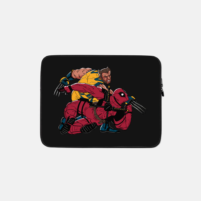 Best Friends Fight-None-Zippered-Laptop Sleeve-Getsousa!