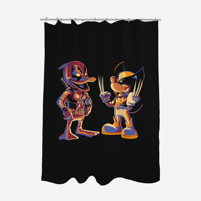 New Job New Duo-None-Polyester-Shower Curtain-Diego Gurgell