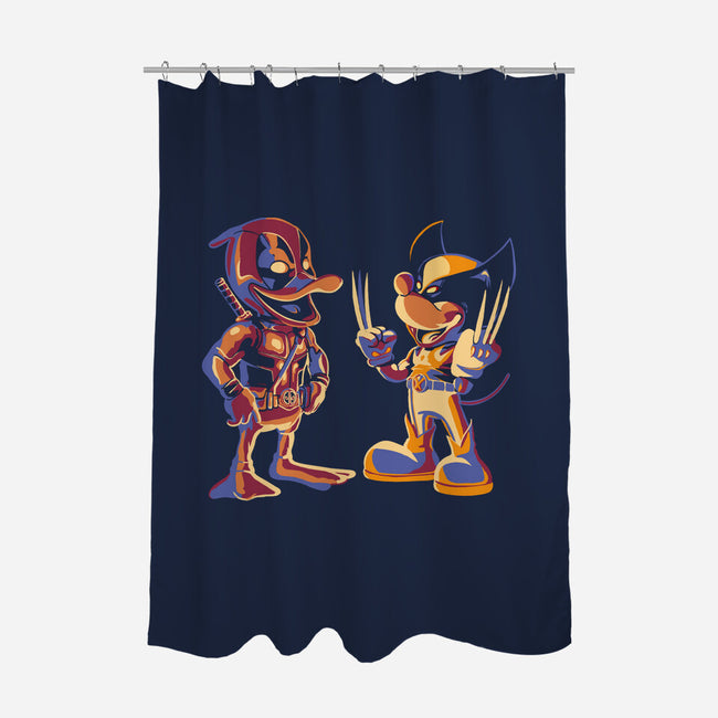 New Job New Duo-None-Polyester-Shower Curtain-Diego Gurgell