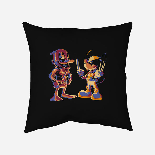 New Job New Duo-None-Removable Cover w Insert-Throw Pillow-Diego Gurgell