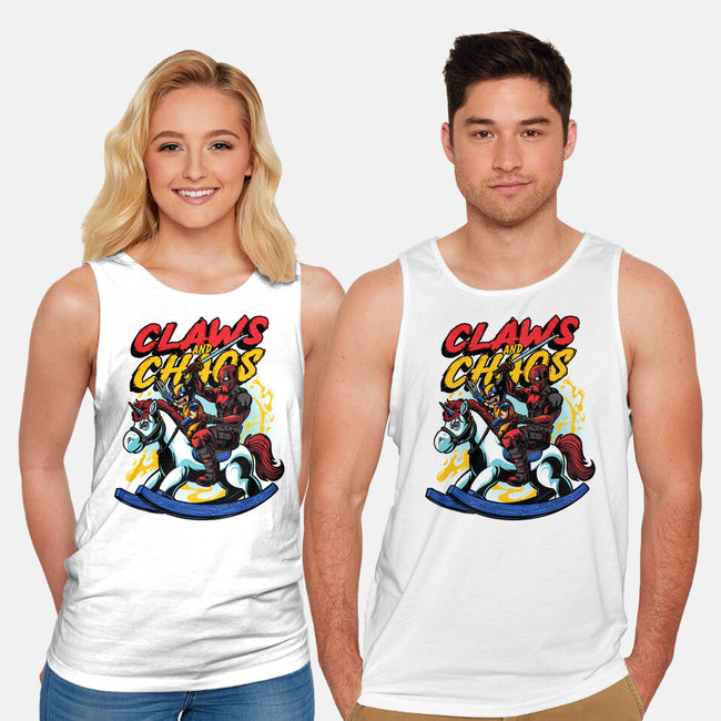 Unicorn Shenigans-Unisex-Basic-Tank-AmielDesigns