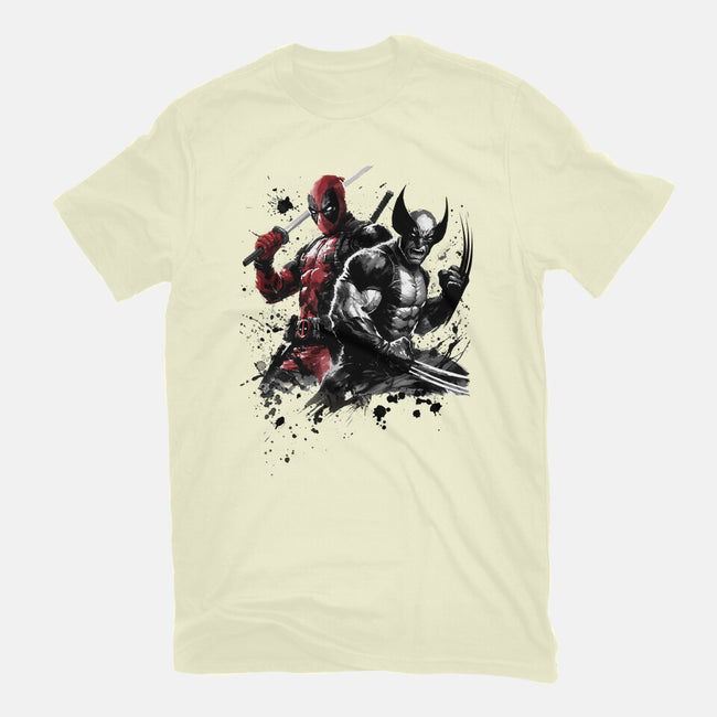 Claws And Katanas-Mens-Basic-Tee-DrMonekers