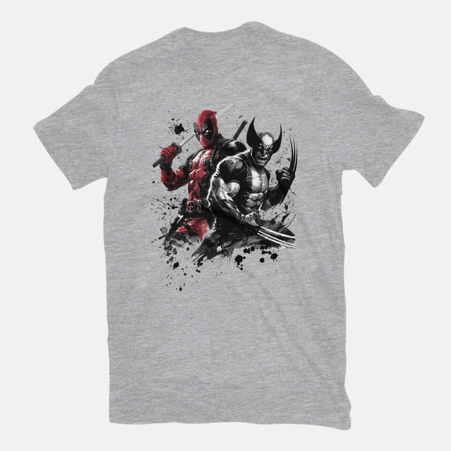 Claws And Katanas-Mens-Basic-Tee-DrMonekers