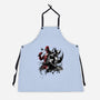 Claws And Katanas-Unisex-Kitchen-Apron-DrMonekers