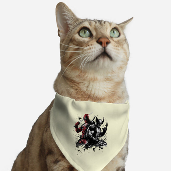 Claws And Katanas-Cat-Adjustable-Pet Collar-DrMonekers