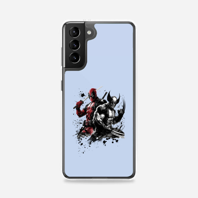 Claws And Katanas-Samsung-Snap-Phone Case-DrMonekers