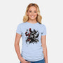 Claws And Katanas-Womens-Fitted-Tee-DrMonekers