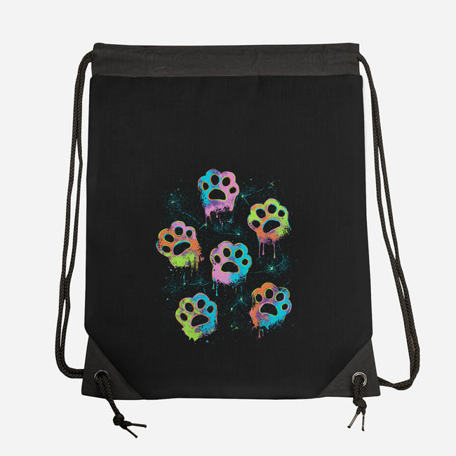 Nebula Paws-None-Drawstring-Bag-IKILO