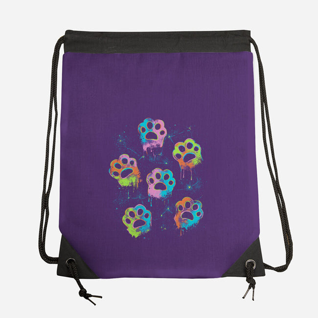 Nebula Paws-None-Drawstring-Bag-IKILO