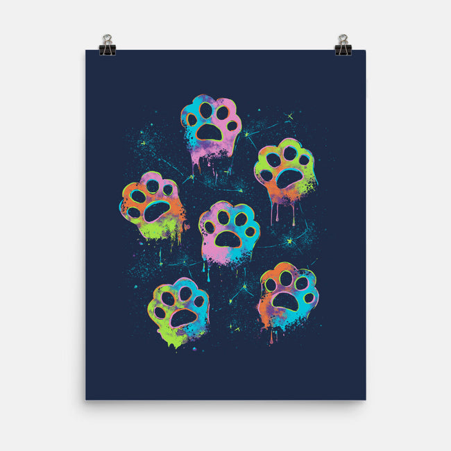 Nebula Paws-None-Matte-Poster-IKILO