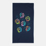 Nebula Paws-None-Beach-Towel-IKILO