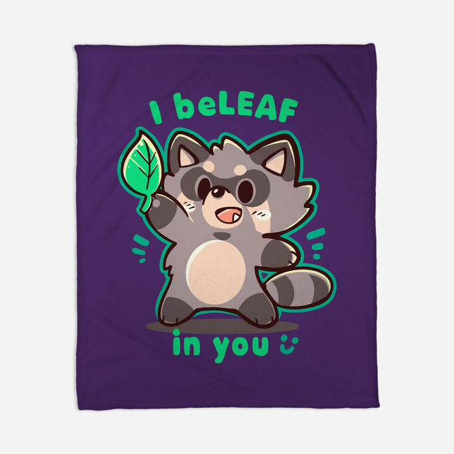 I Beleaf In You-None-Fleece-Blanket-TechraNova