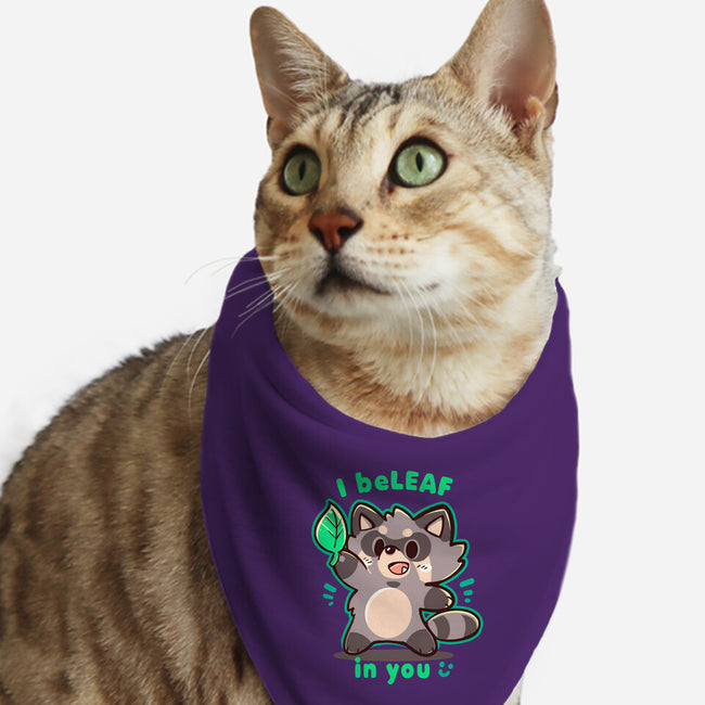 I Beleaf In You-Cat-Bandana-Pet Collar-TechraNova