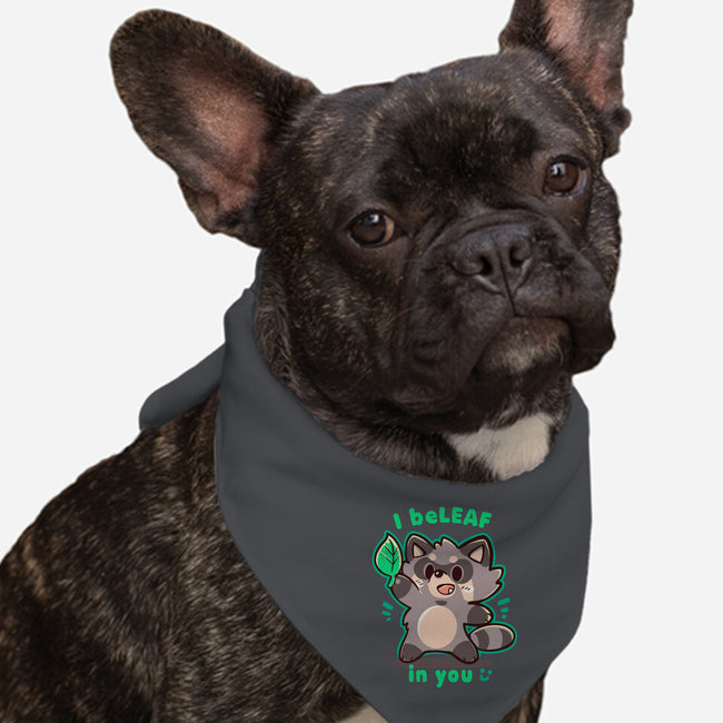 I Beleaf In You-Dog-Bandana-Pet Collar-TechraNova