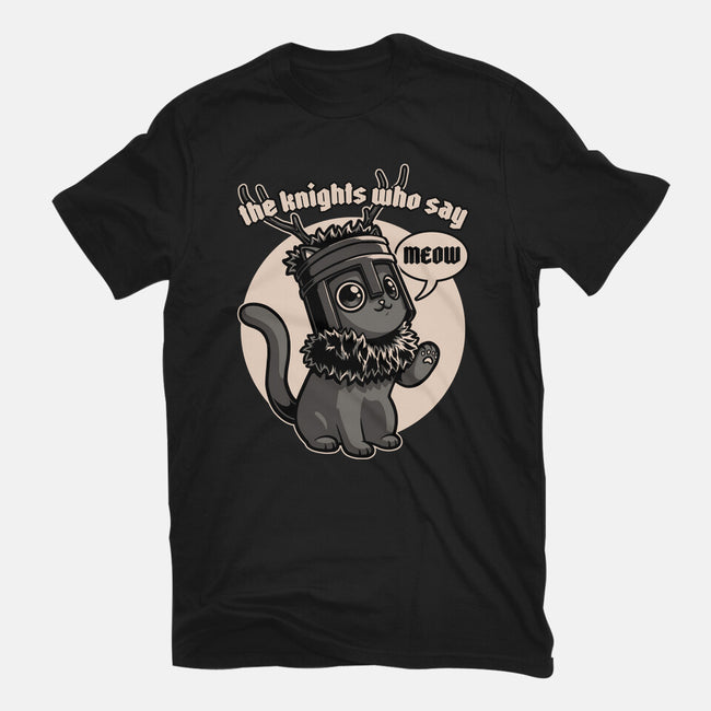 Black Cat Movie Knight-Mens-Basic-Tee-Studio Mootant