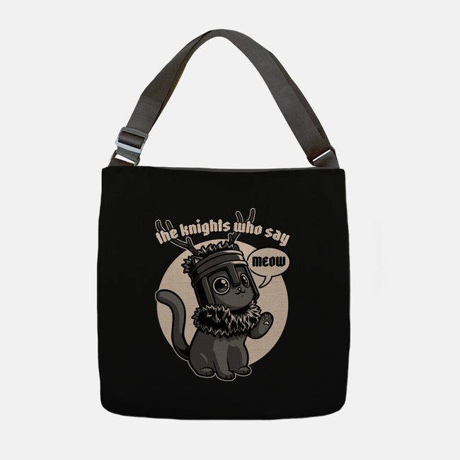 Black Cat Movie Knight-None-Adjustable Tote-Bag-Studio Mootant