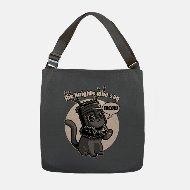 Black Cat Movie Knight-None-Adjustable Tote-Bag-Studio Mootant