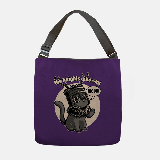 Black Cat Movie Knight-None-Adjustable Tote-Bag-Studio Mootant