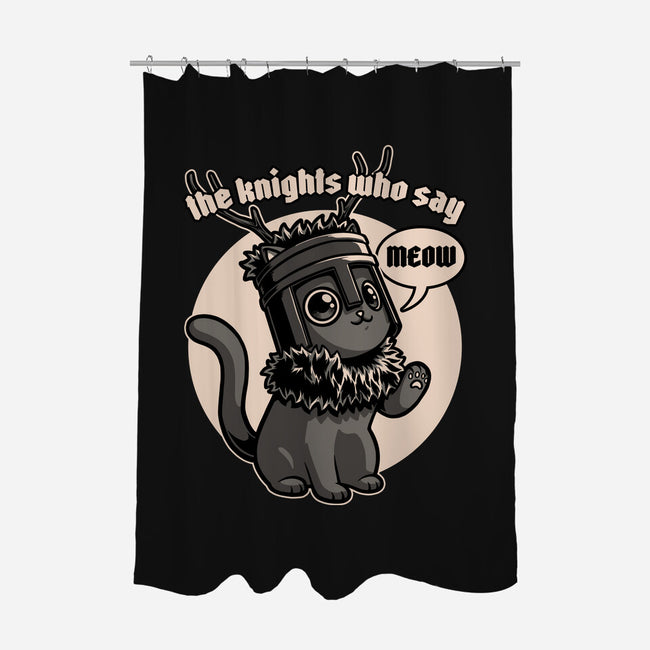 Black Cat Movie Knight-None-Polyester-Shower Curtain-Studio Mootant