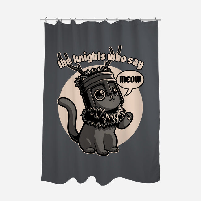 Black Cat Movie Knight-None-Polyester-Shower Curtain-Studio Mootant