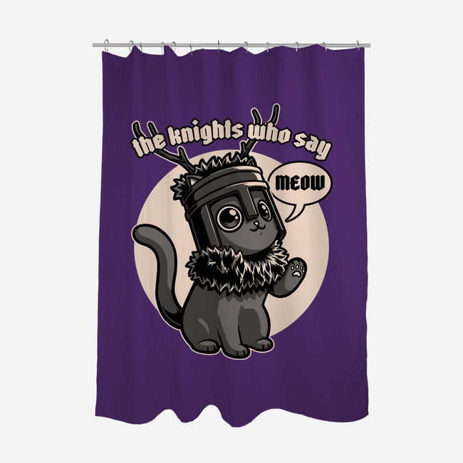 Black Cat Movie Knight-None-Polyester-Shower Curtain-Studio Mootant