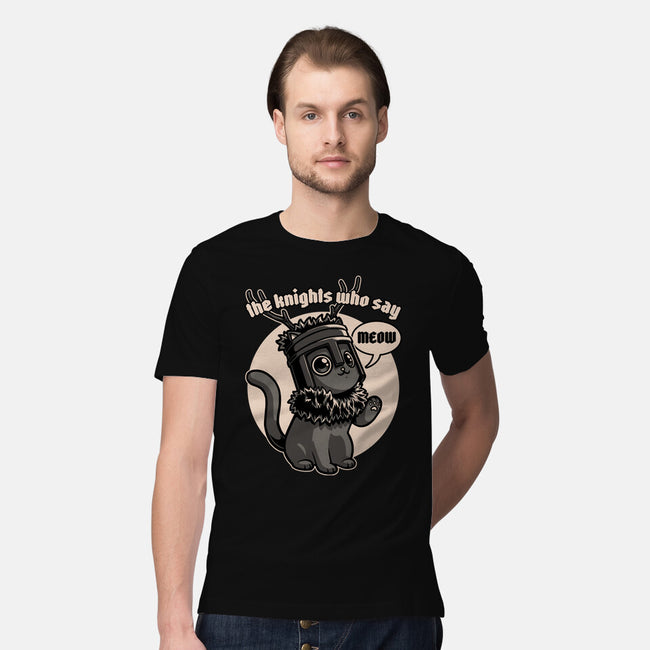 Black Cat Movie Knight-Mens-Premium-Tee-Studio Mootant