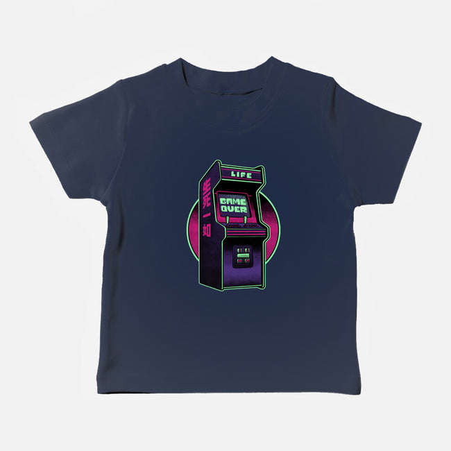 Arcade Life Over-Baby-Basic-Tee-Studio Mootant