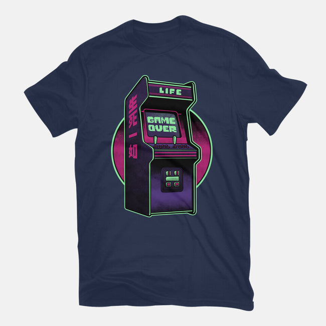 Arcade Life Over-Mens-Basic-Tee-Studio Mootant