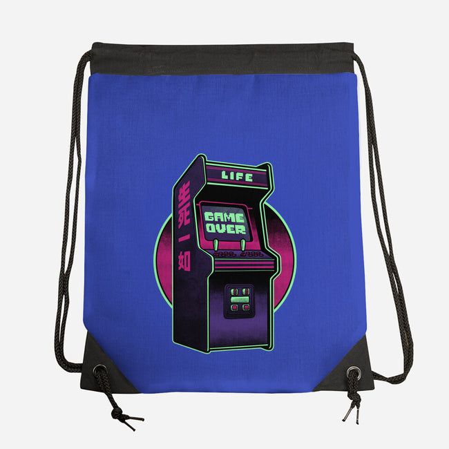 Arcade Life Over-None-Drawstring-Bag-Studio Mootant