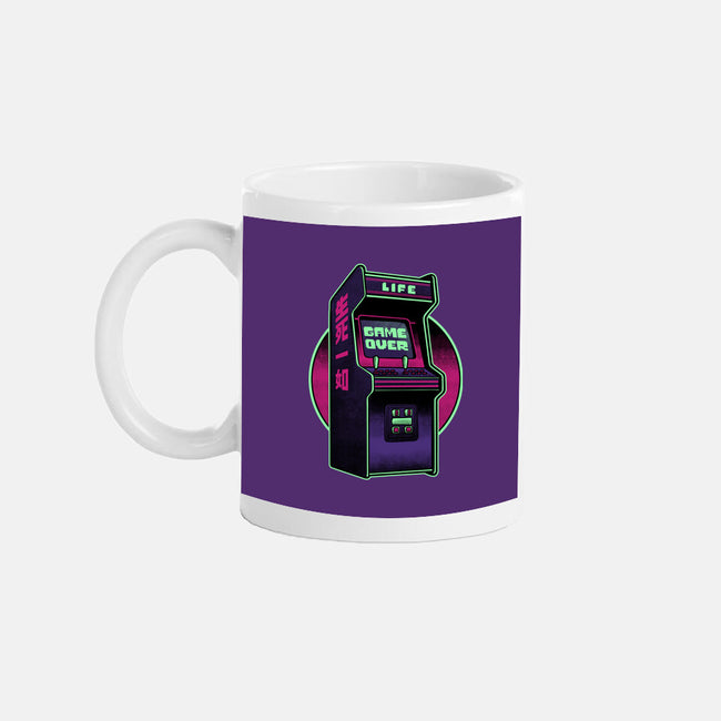 Arcade Life Over-None-Mug-Drinkware-Studio Mootant