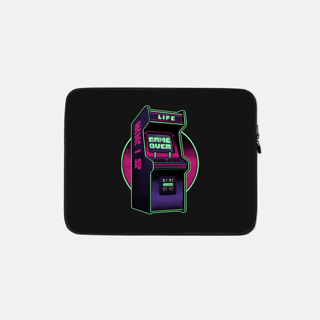 Arcade Life Over-None-Zippered-Laptop Sleeve-Studio Mootant