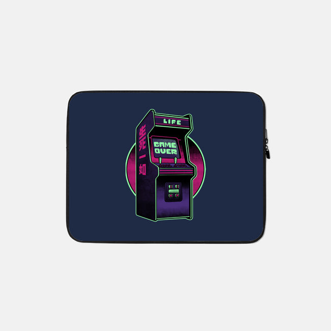 Arcade Life Over-None-Zippered-Laptop Sleeve-Studio Mootant