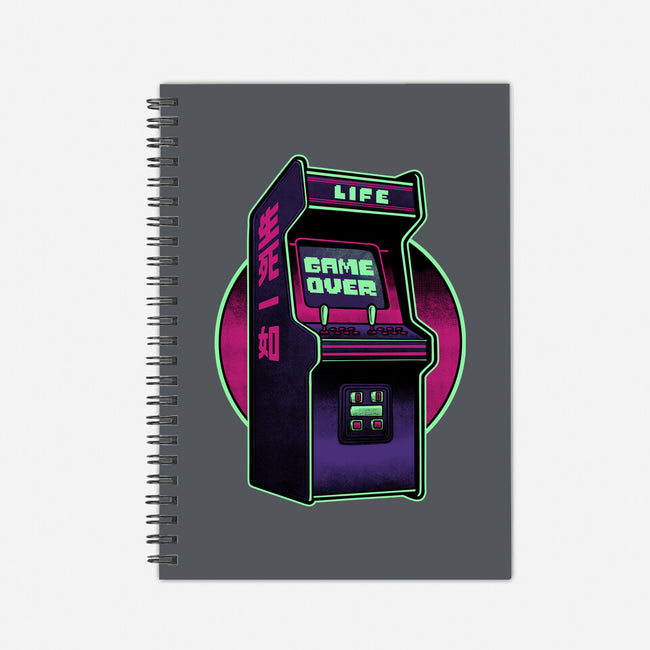 Arcade Life Over-None-Dot Grid-Notebook-Studio Mootant