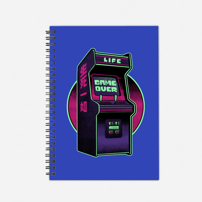 Arcade Life Over-None-Dot Grid-Notebook-Studio Mootant