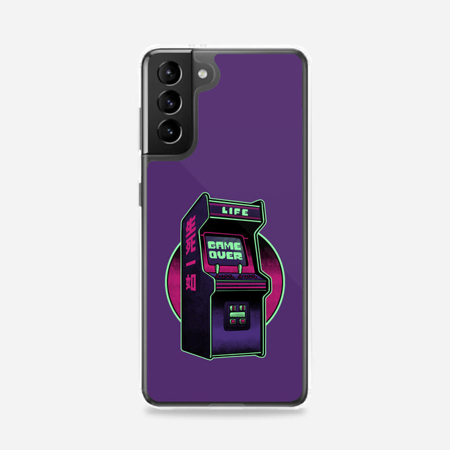 Arcade Life Over-Samsung-Snap-Phone Case-Studio Mootant