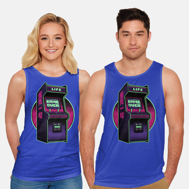 Arcade Life Over-Unisex-Basic-Tank-Studio Mootant