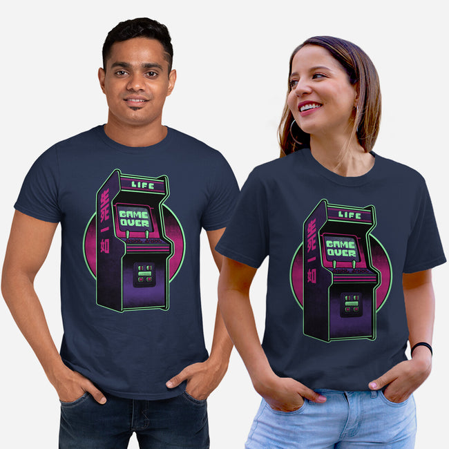 Arcade Life Over-Unisex-Basic-Tee-Studio Mootant