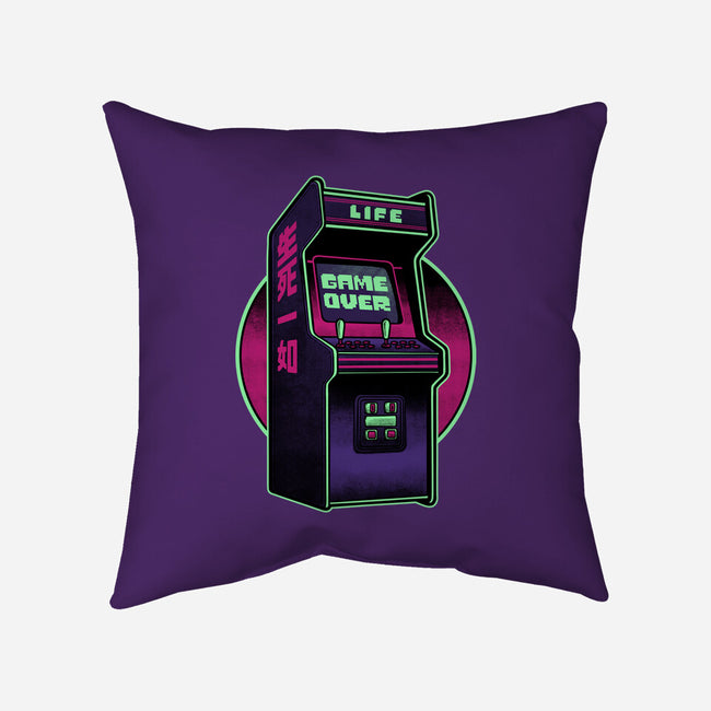 Arcade Life Over-None-Non-Removable Cover w Insert-Throw Pillow-Studio Mootant