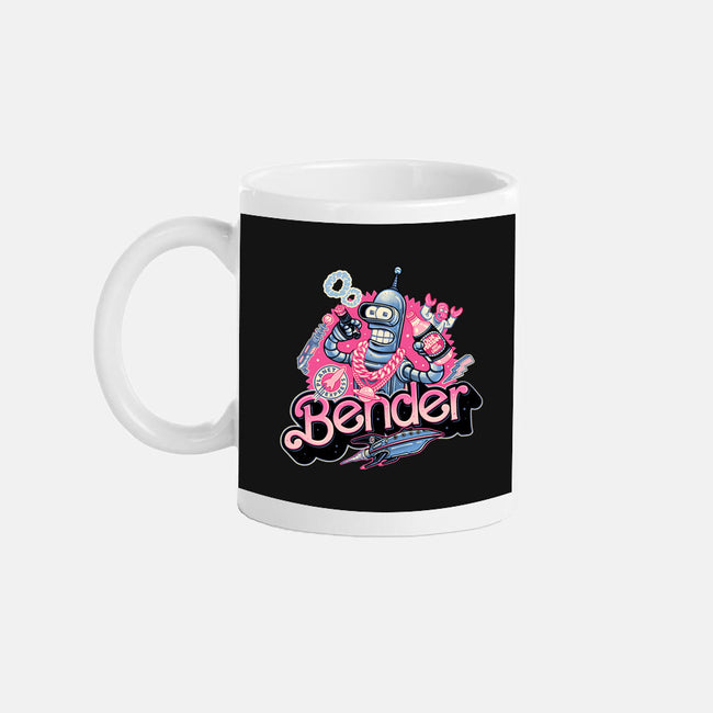 Pink Future Ahead Of Us-None-Mug-Drinkware-glitchygorilla