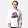 Pink Future Ahead Of Us-Mens-Long Sleeved-Tee-glitchygorilla