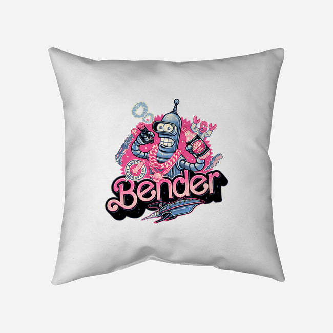 Pink Future Ahead Of Us-None-Non-Removable Cover w Insert-Throw Pillow-glitchygorilla