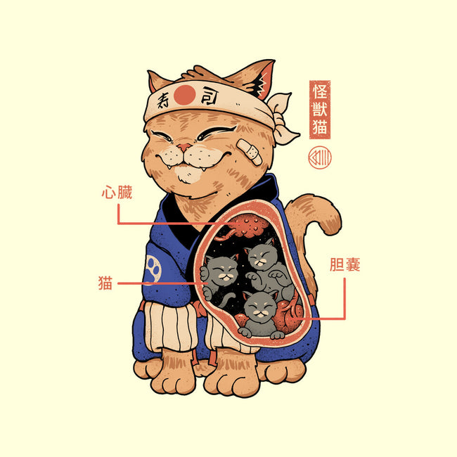 X-Ray Kaiju Cat-None-Glossy-Sticker-vp021