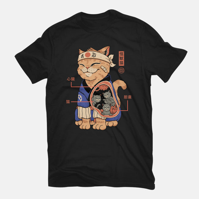 X-Ray Kaiju Cat-Mens-Heavyweight-Tee-vp021