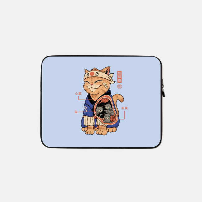 X-Ray Kaiju Cat-None-Zippered-Laptop Sleeve-vp021