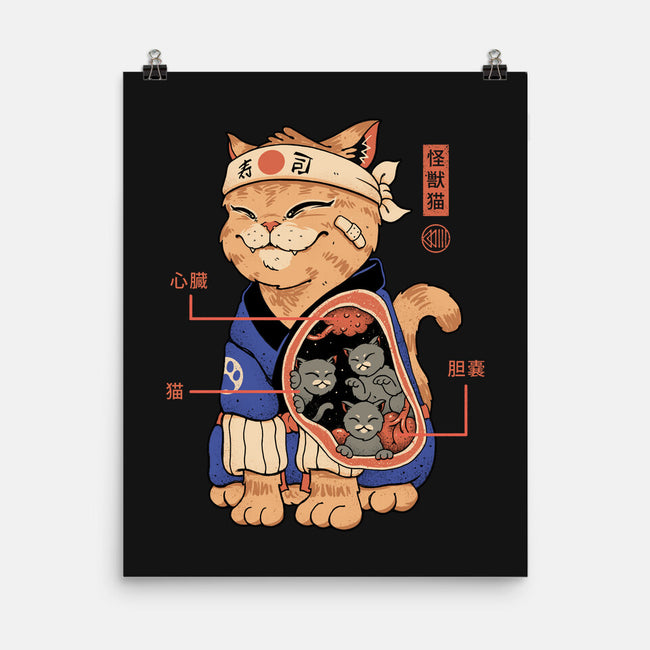 X-Ray Kaiju Cat-None-Matte-Poster-vp021